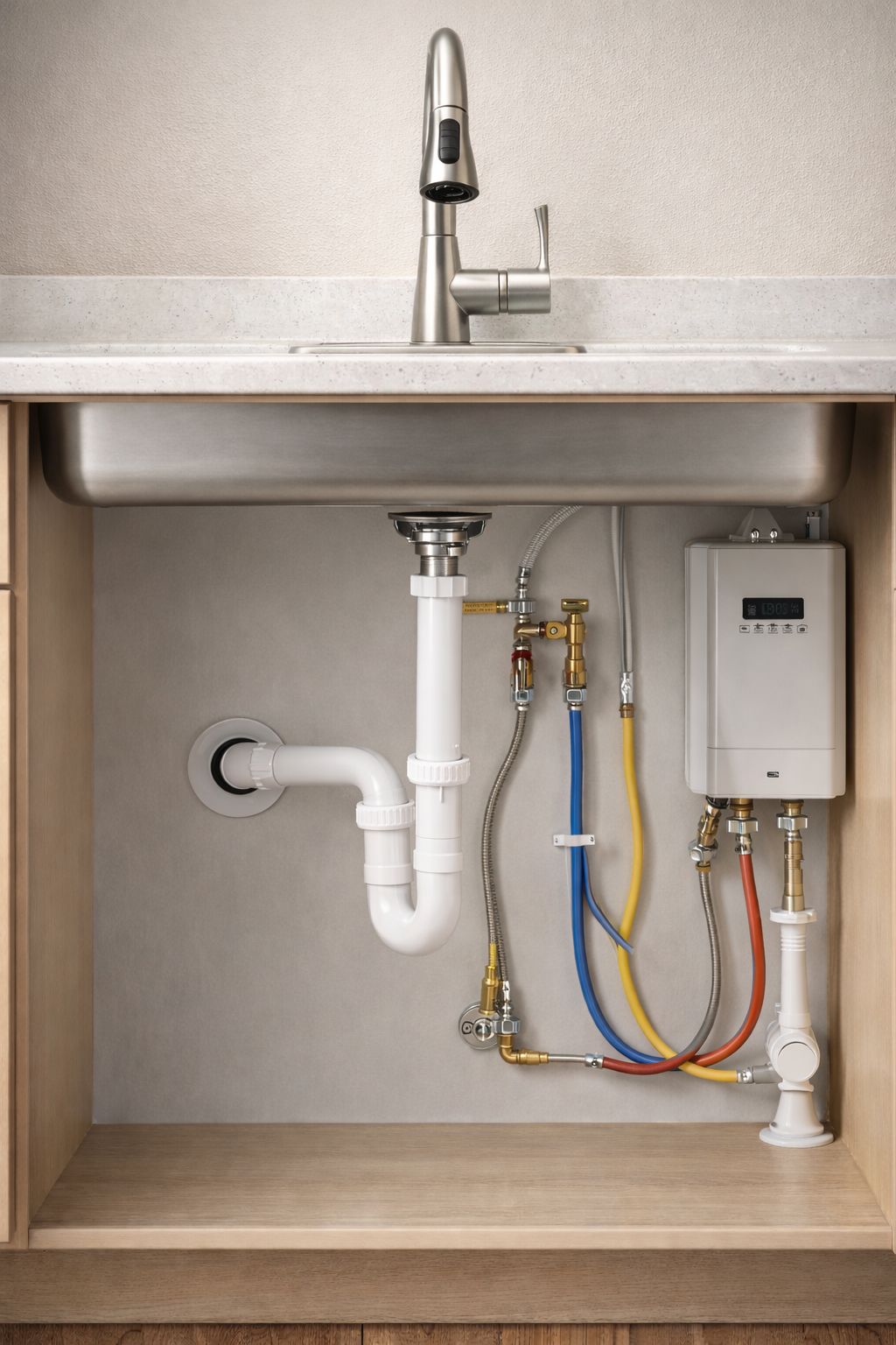 Replace Faucet and Drain (labor only)