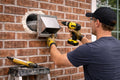 Wall Ventilation with Brick Wall including exterior vent cover, up to 5ft of interior vent pipe to connect to range hood. (including materials)