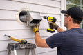 Wall Ventilation with Siding Wall including exterior vent cover, up to 5ft of interior vent pipe to connect to range hood. (including materials)