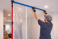 Dust Containment - Seal off work area with plastic and up to two zipper doors