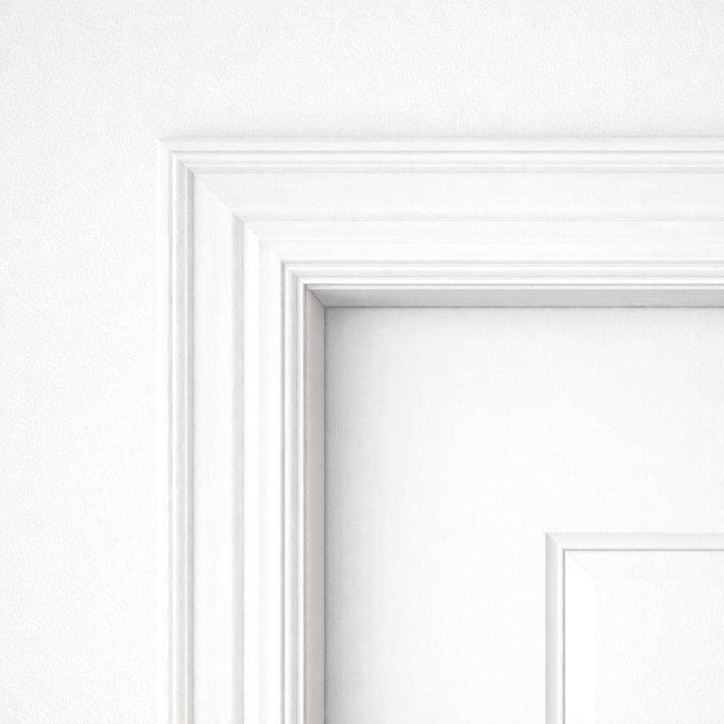 Casing paintable, includes both sides of doorway (labor only)