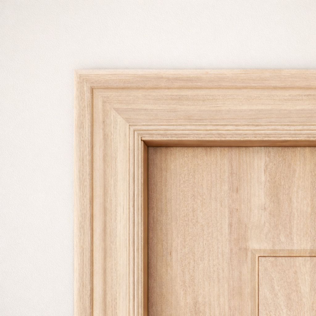 Casing stainable, includes both sides of doorway (labor only)