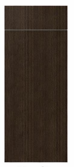 FRAMELESS + BROWN OAK 