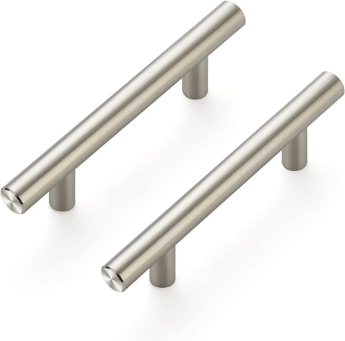 BRUSHED STAINLESS STEEL T-BAR HANDLE 5/6/7 "LENGTH